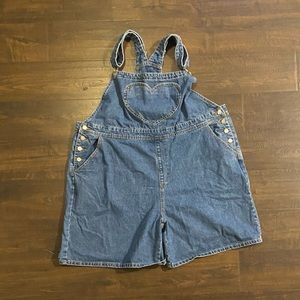 Shiny By Nature Overall Shorts. New without tags.